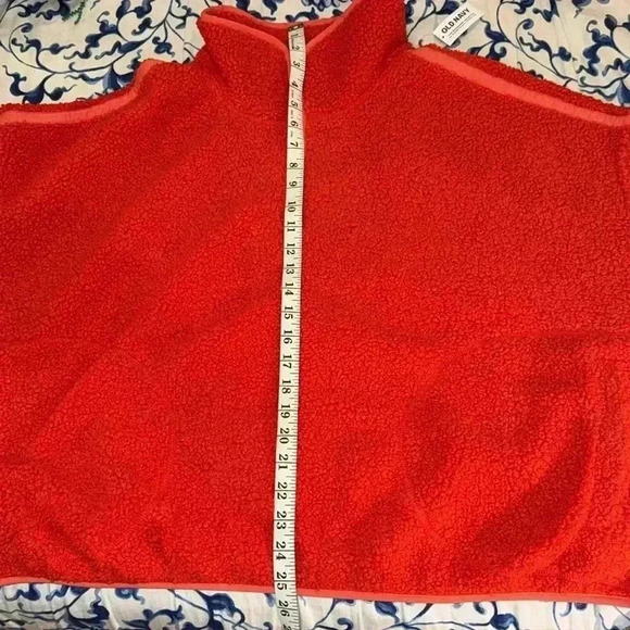 Old Navy Firelight Sherpa Quarter Zip Pullover size 3X, NWT - Picture 10 of 11